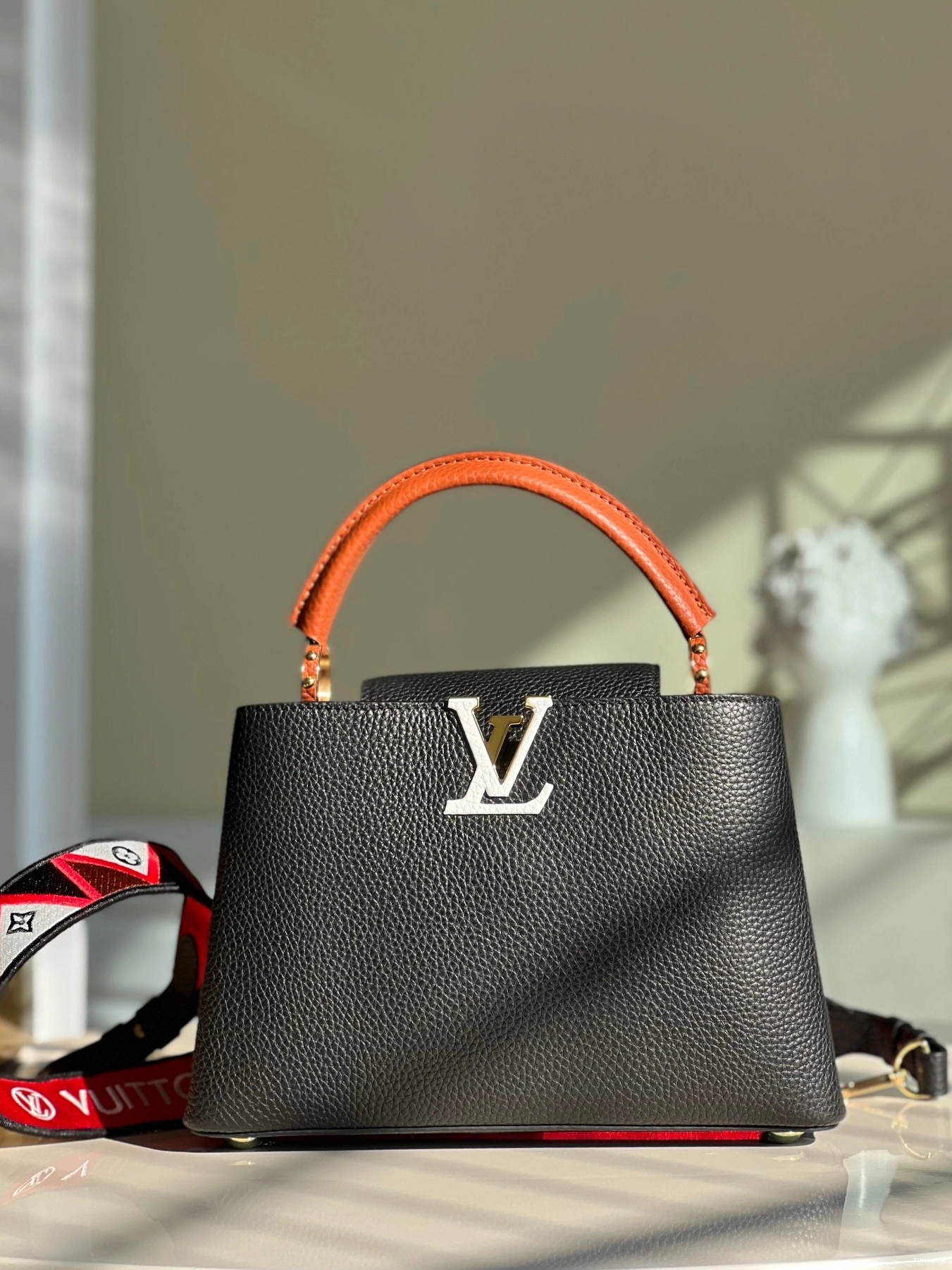 Cheap CAPUCINES LOUIS VUITTON BB 0809